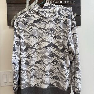 P.J. Salvage Gray and White Knit Sweater